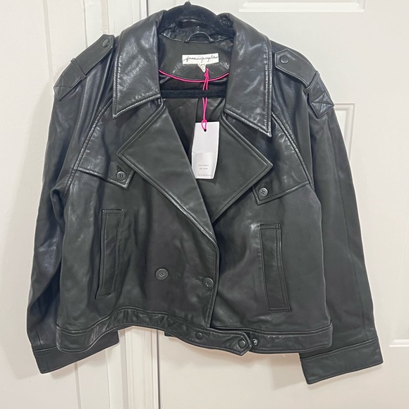 Free People "Modern Chemistry" Leather Jacket - Picture 3 of 8